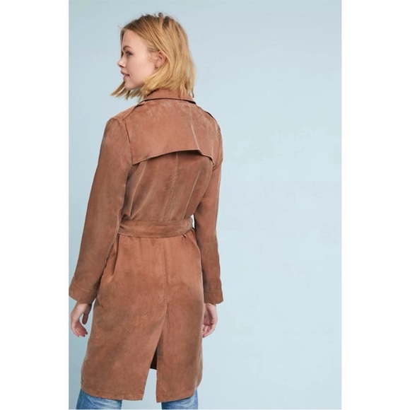 Anthropologie | Moth Carrie Belted Trench Coat (XS) - Picture 5 of 14